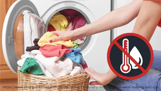 Do not use too hot water