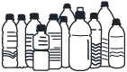 Recycled bottles